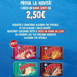 Maxibon ti regala un buono sconto da 2,50€ sui The Specials!