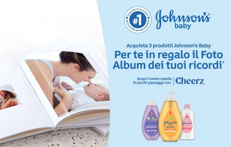 Johnson's Baby ti regala un Foto Album Cheerz!