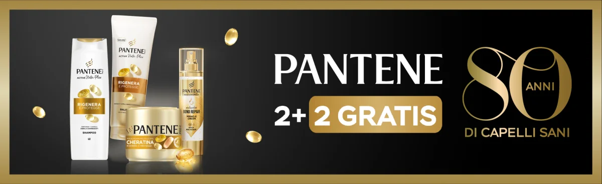 Pantene: 2 prodotti gratis per te!