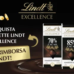 Lindt Excellence ti rimborsa l'acquisto di 3 tavolette!