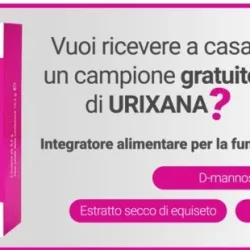 Urixana ti regala un campione omaggio per il benessere delle vie urinarie!