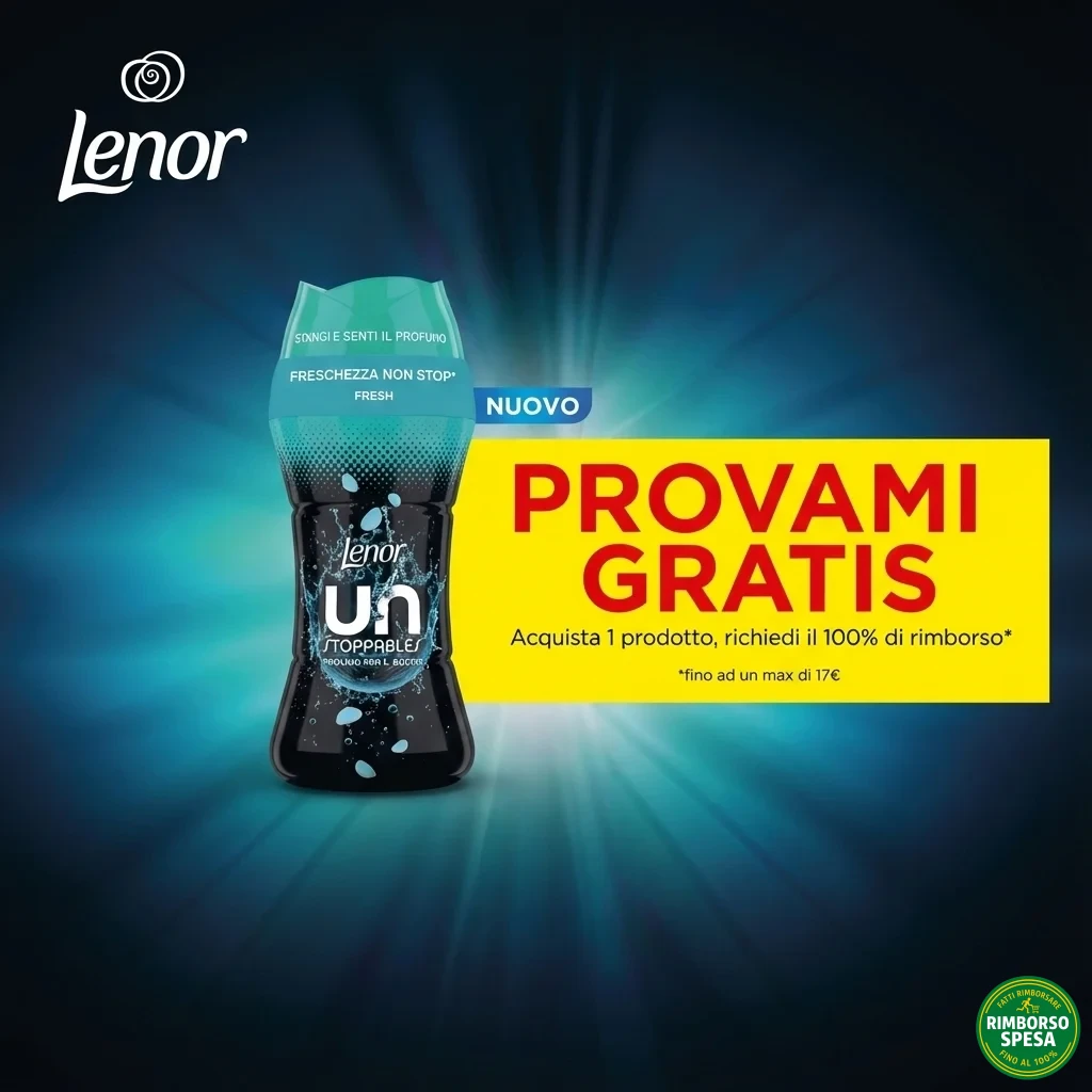 Lenor Provami Gratis: Profumatori Rimborsati al 100%