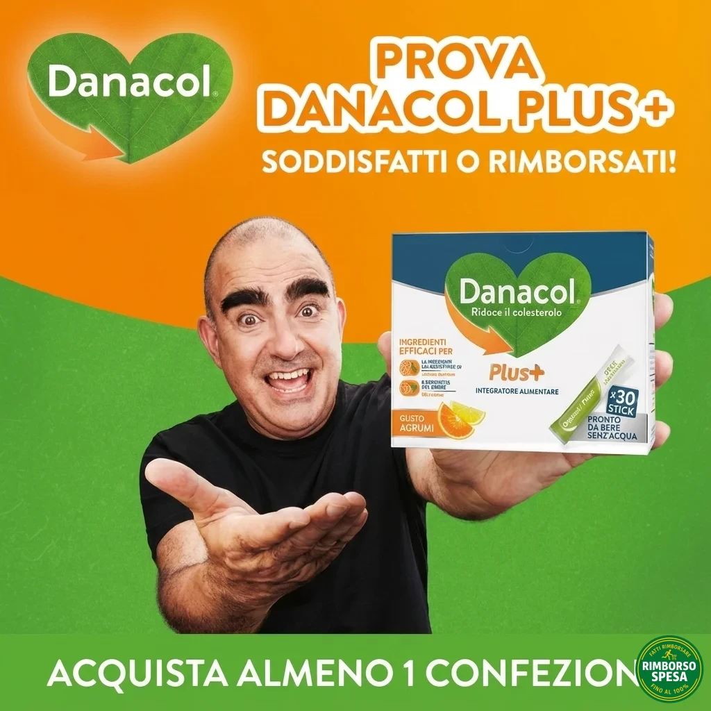 Danacol Plus Soddisfatti o Rimborsati: Prova Gratis per 30 Giorni